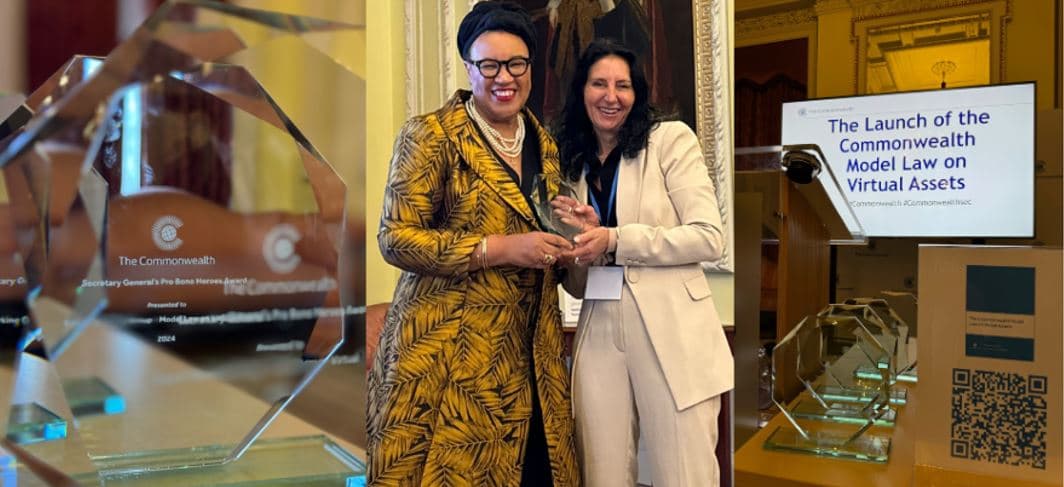 Commonwealth honour for Loretta Joseph and her work with new model law for digital assets
