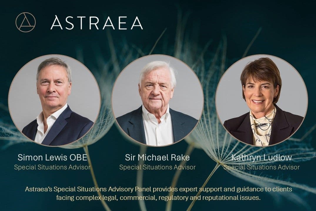 Astraea launches special situations advisory panel to tackle complex business challenges