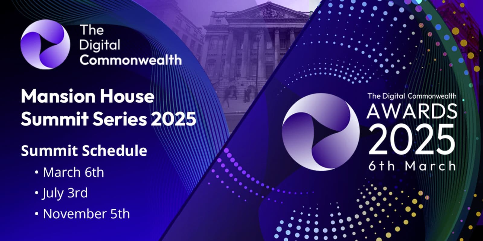Dates unveiled for The Digital Commonwealth 2025 Mansion House Summit Series