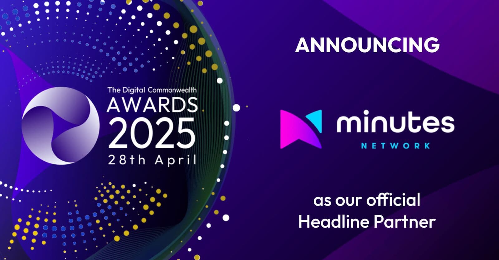 Minutes Network to be headline partners for The Digital Commonwealth Awards
